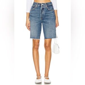 Agolde 90s loose fit denim Shorts Precision 27 NWT $178